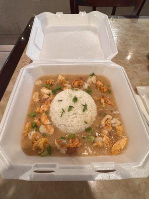 The Crawfish Étouffée definitely has a kick to it, in a good way!