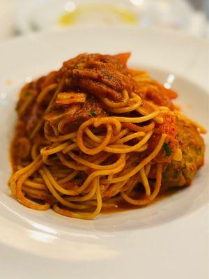 Polpette - meatball spaghetti