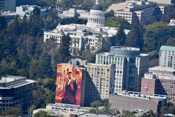 as seen from the air