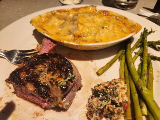 Filet with Southwest potatoes