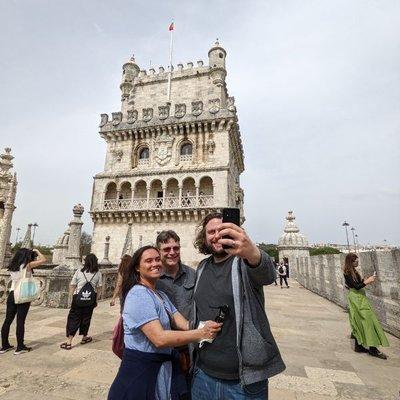 We loved visiting Lisbon, Portugal. What a beautiful seaside city! This is Belem Tower.