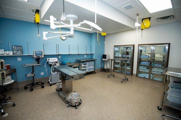 Our new 3rd surgery suite for our boarded surgeon