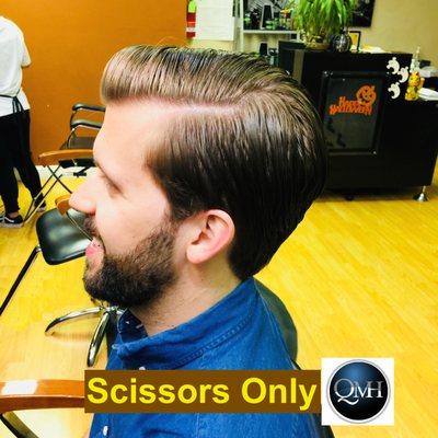 Scissors only Quality Men's Haircut