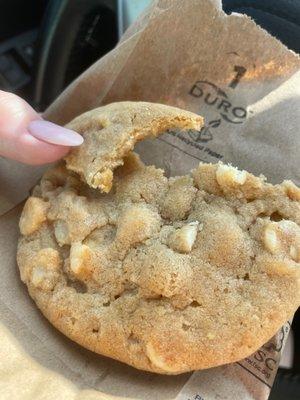 White Chocolate Macadamia- my fave kind of cookie, and this one was gooood