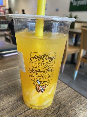 The Boyfriend (lychee pop, mango stars and lychee jelly)