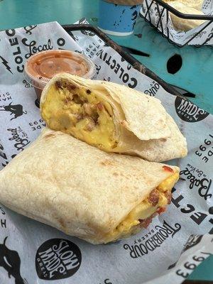 Potato Bacon Burrito