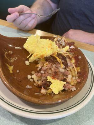 Corned beef hash skillet!