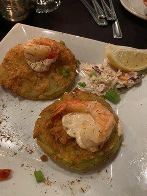 Fried Green Tomatoes appetizer. We get it every time