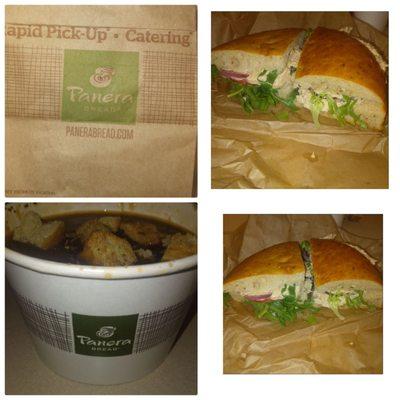 Bistro French Onion Soup and Tuna Salad Sandwich