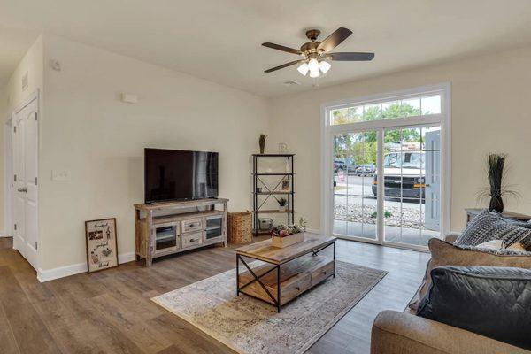 Living Room with Patio access