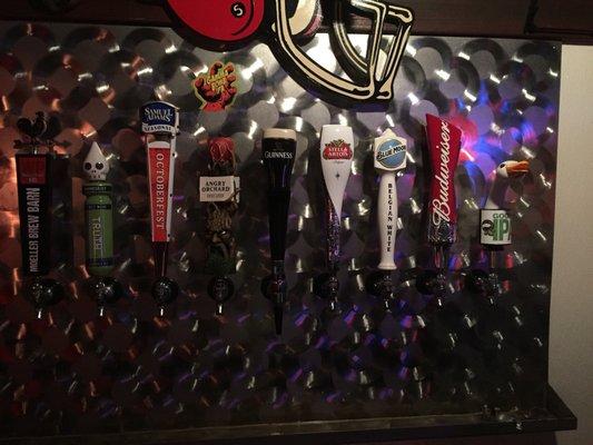 Tap Selection. Also have Bud Light, Budweiser, and LaBatt Blue on tap