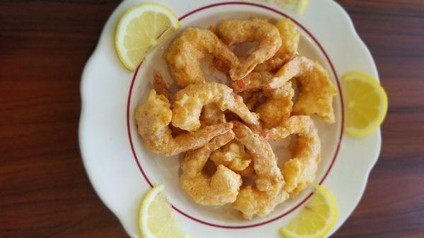 Salted Egg Prawns