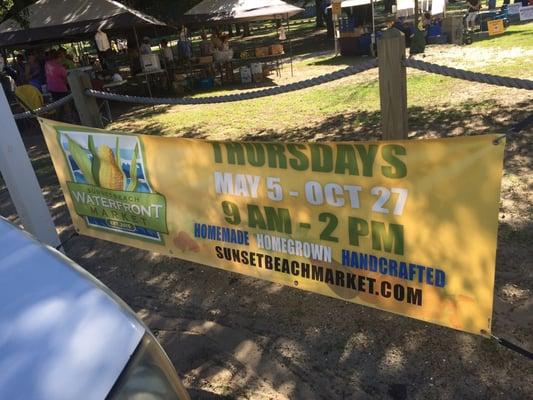 The Waterfront Market at Sunset Beach