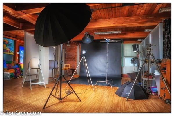 Ballard Foto Studio; a photography rental space in old town Ballard.  $25/hr studio only, $35/hr with lights.  206-679-6877