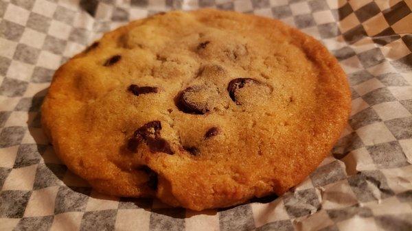 Chocolate Chip Cookie ($2). Homemade and not bad.