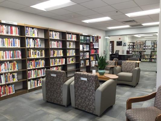 Quiet reading room.