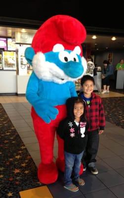 Papa Smurf at Cinema 12