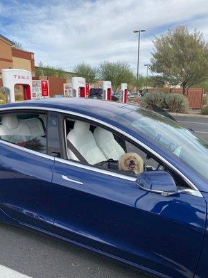 Casa Grande. Az Tesla Superchargers  2B is at 97KW.    Not bad.