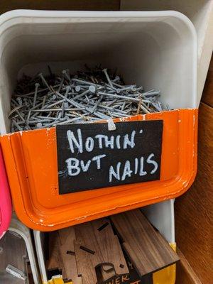 Nothin but nails