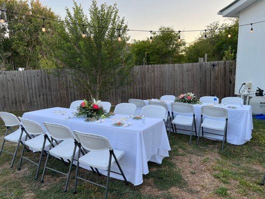 Tables and Chair Rental of Buda