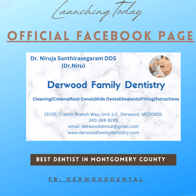 Welcome to the Official FB page of Derwood Family Dentistry.