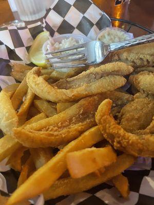 Fried Lake perch.