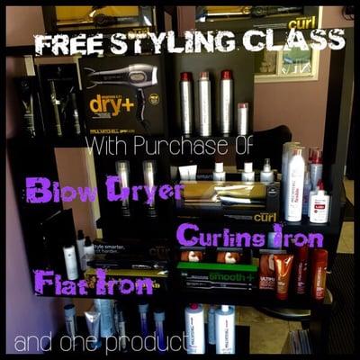 You will be able to practice in your own hair when you purchase your styling tool!!