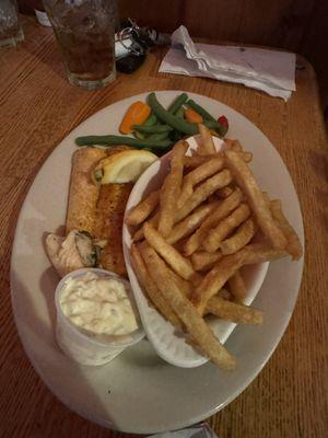 Fresh Lake Superior Trout lemon pepper