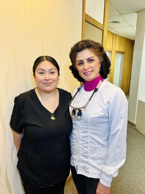 Dental Assistant Paulina and Dr. Hosseini