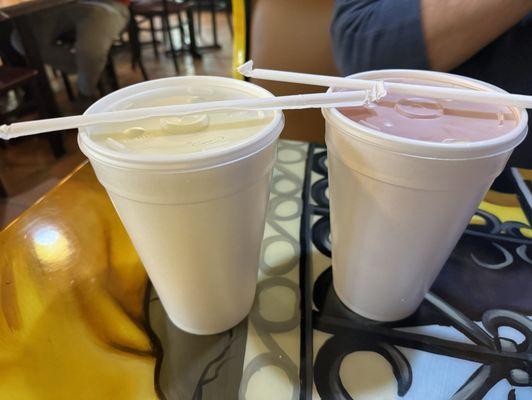 Pineapple and Papaya Mexican drink