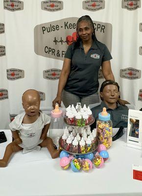 Infant CPR training is a great Baby Shower activity. 

Inquire about scheduling a session today. 
Info@pulse-keepers.com