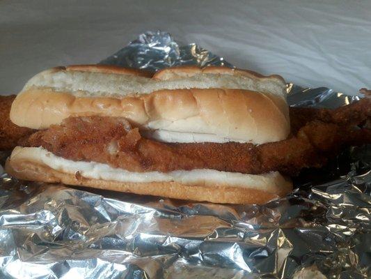 Tastes better than it appears.  Good quality fish.  The bun is a bun.