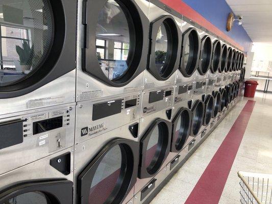 Bank of dryers