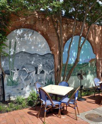 Patio murals