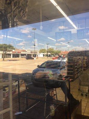 ARMED GUARD at the door. Walmart is not doing this and I will never come here again. This is dangerous with this Armed man at the door.