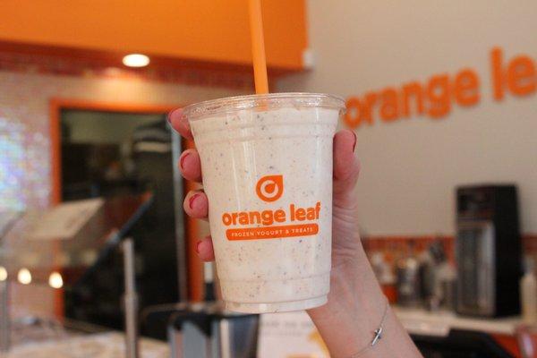 We offer all kinds of SHAKES made with our one-of-a-kind vanilla froyo!