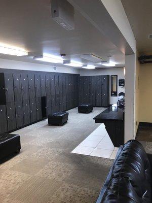 Locker room