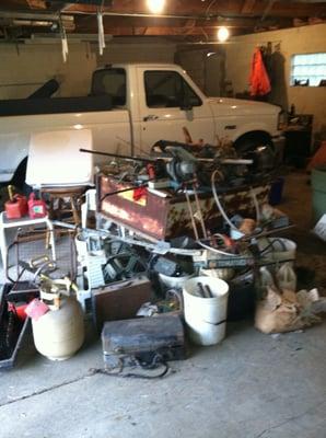 Garage Clean-up Before