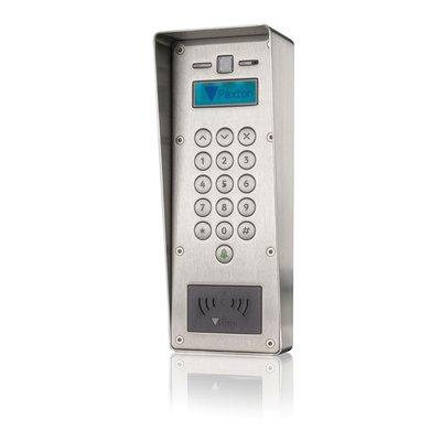 KEYPADS with access control and cameras.