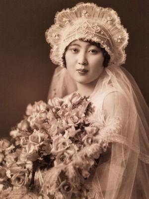 Photo of an unknown bride.