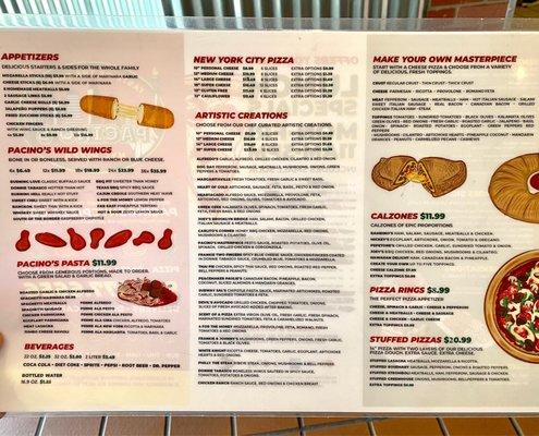 Whole Menu