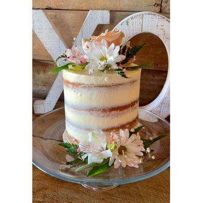 Naked style cake