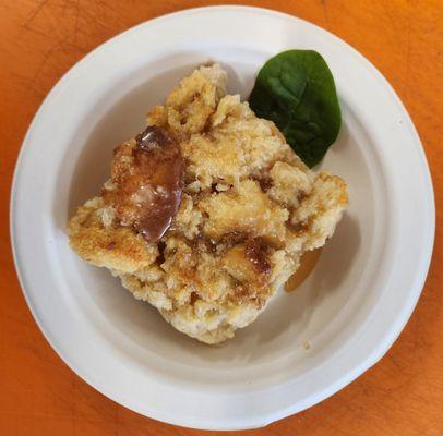 Bread Pudding with Bourbon Caramel Sauce.