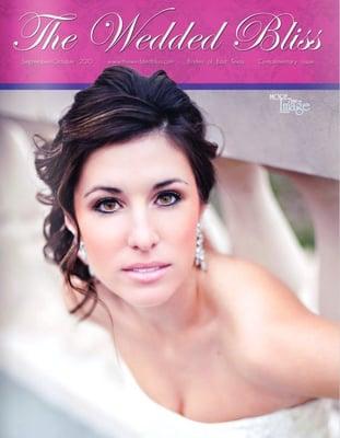 Ashley was featured on the cover of The Wedded Bliss