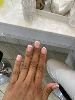 Gel French tip