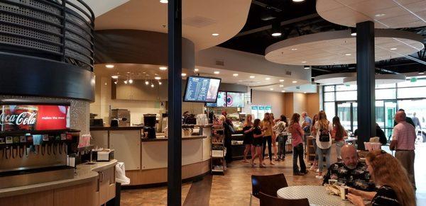 Cafe, aka Fellowship Hall, aka bookstore/resource center.  Love it!