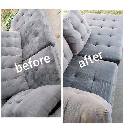 Deep upholstery cleaning