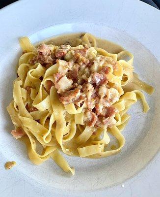 fettuccine carbonara