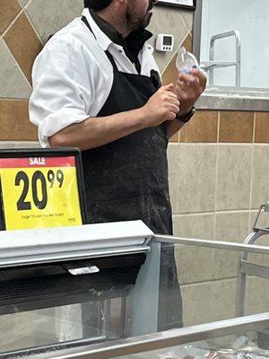 Does anyone knows who this Ralph's at Sunbow Plaza worker is ? He works in the meat department. He is very rude.