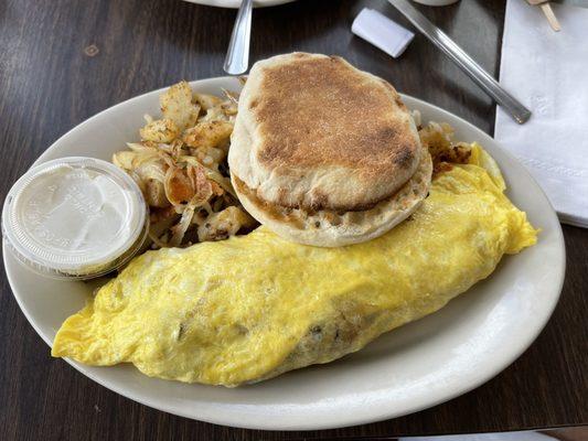 Farmhouse omelette